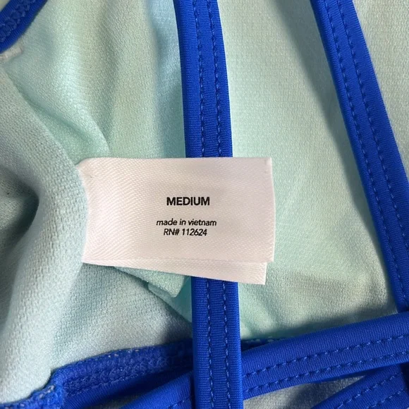 DSG Blue and Pink One Piece Swimwear Racerback - Picture 7 of 8